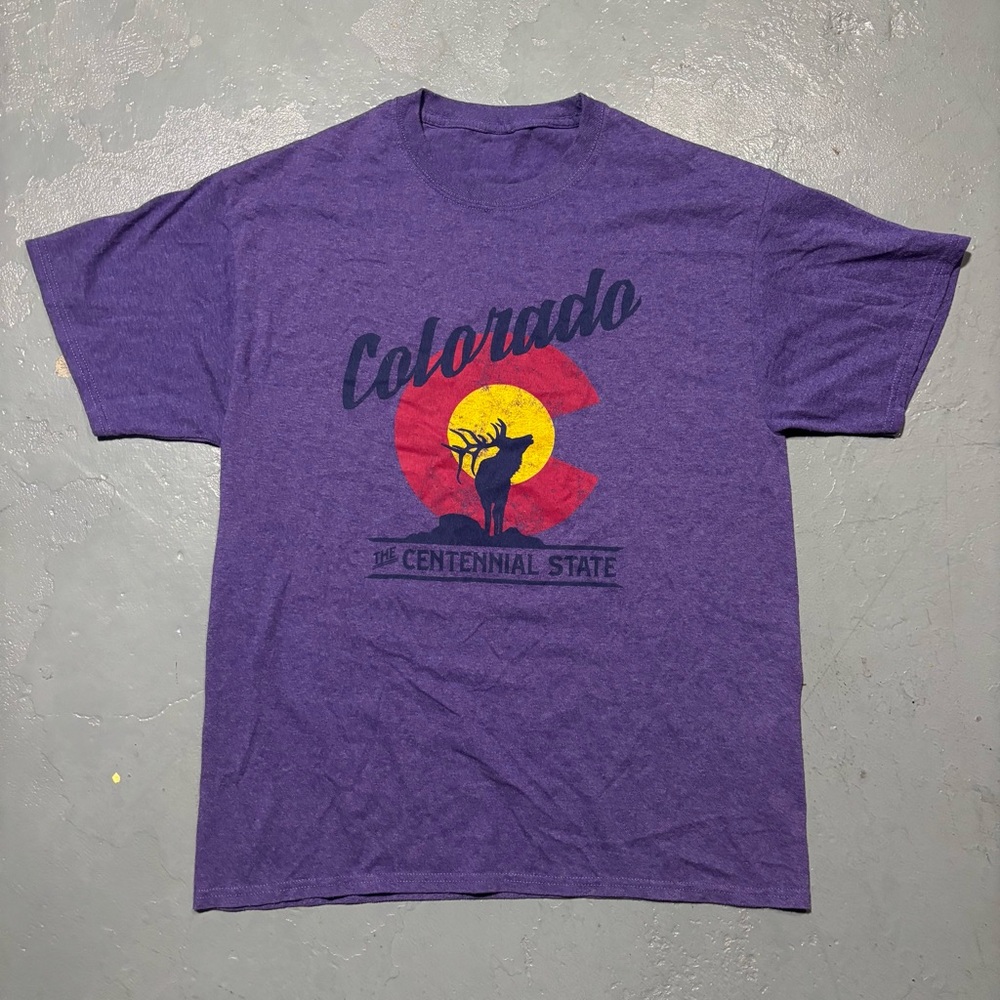 Russell Athletic Purple Colorado Graphic Tee